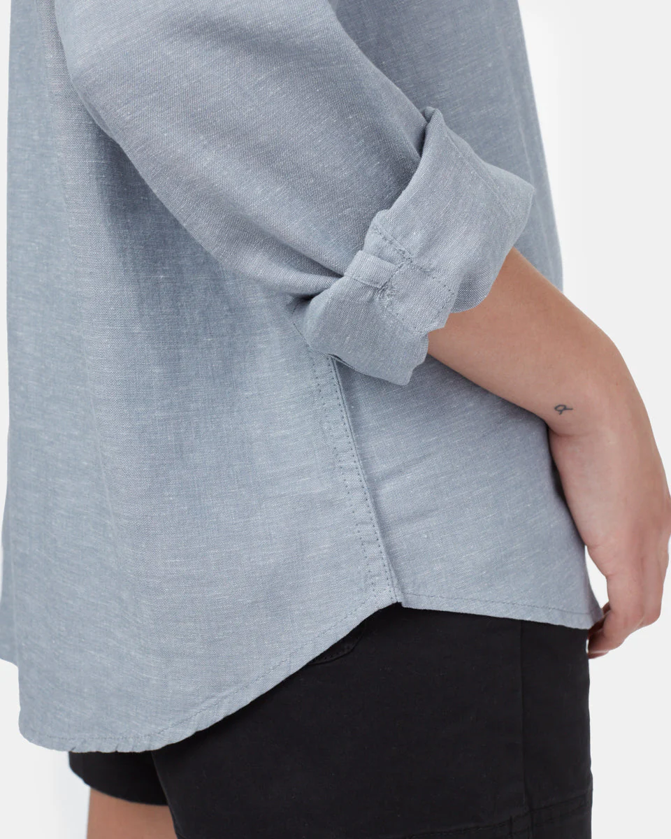 Hemp Button Front Shirt - Image 5