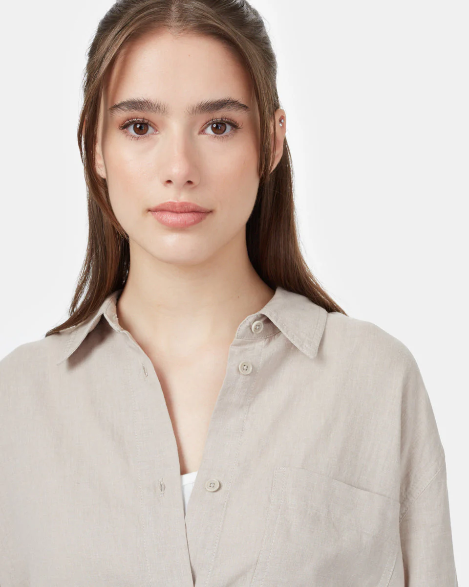 Hemp Button Front Shirt - Image 4