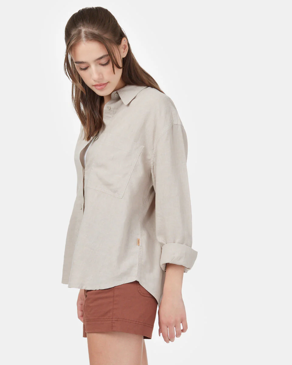Hemp Button Front Shirt - Image 5