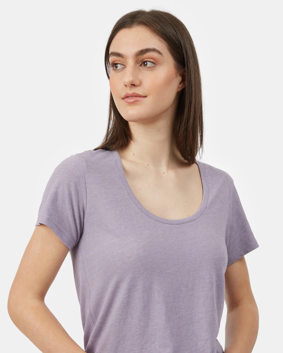 Hemp Scoop Neck T-Shirt - Image 4
