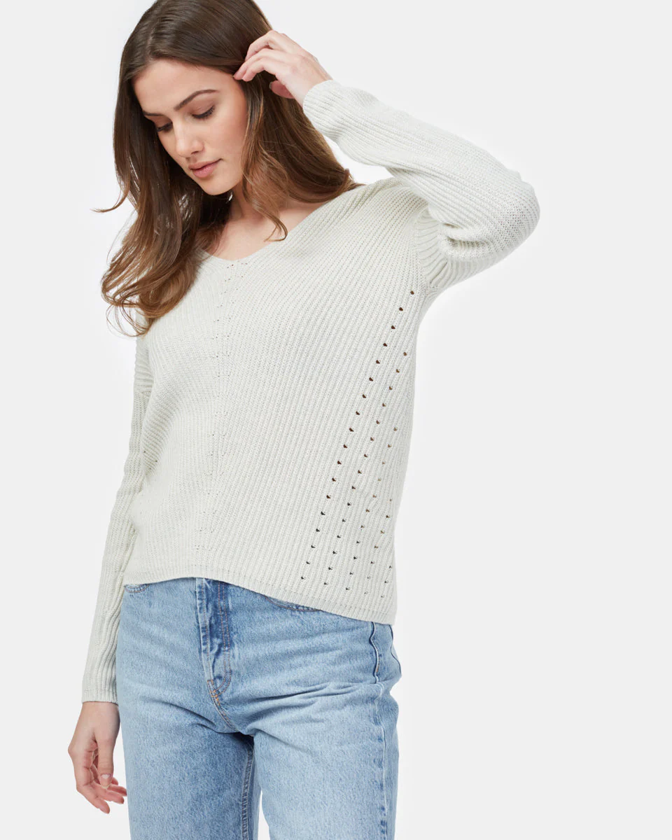 Highline Cotton Light V-Neck Sweater - Image 3