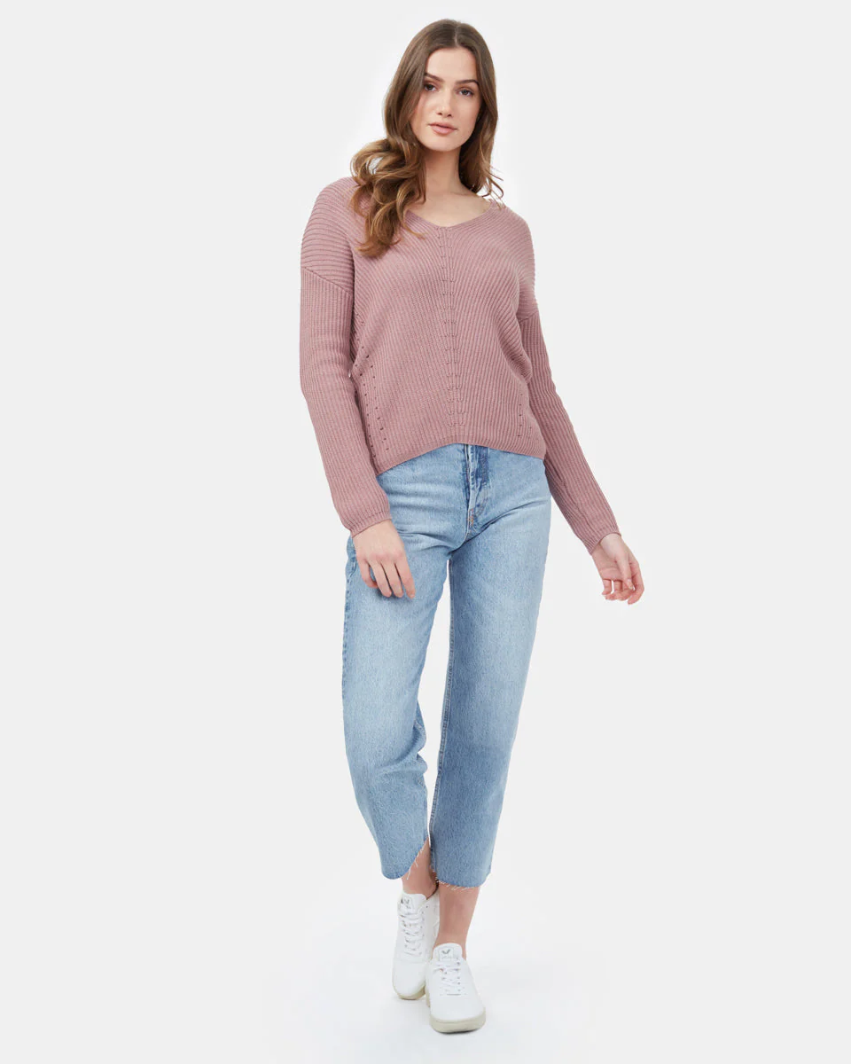 Highline Cotton Light V-Neck Sweater - Image 3