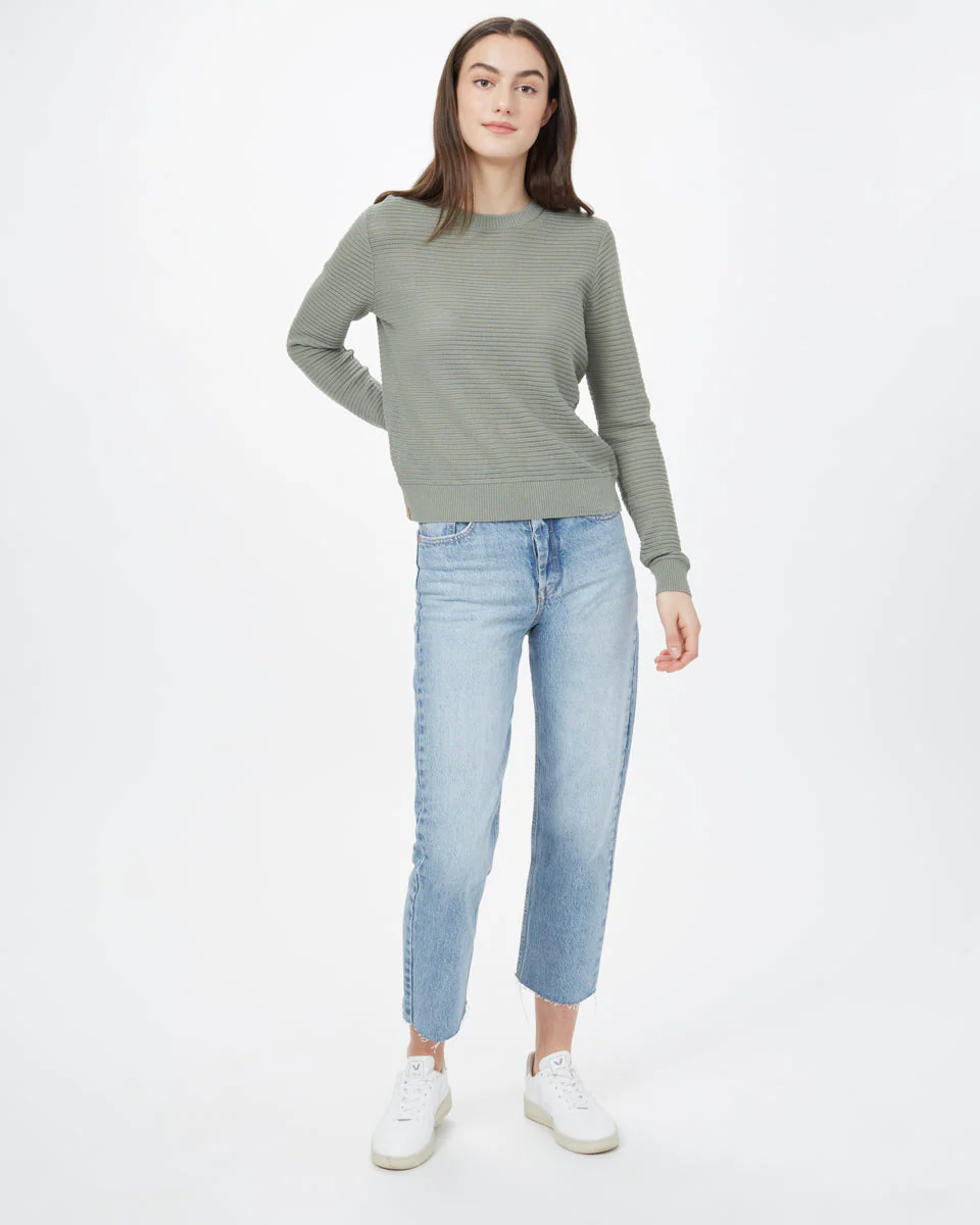 Highline Cotton Rib Crew Sweater - Image 4