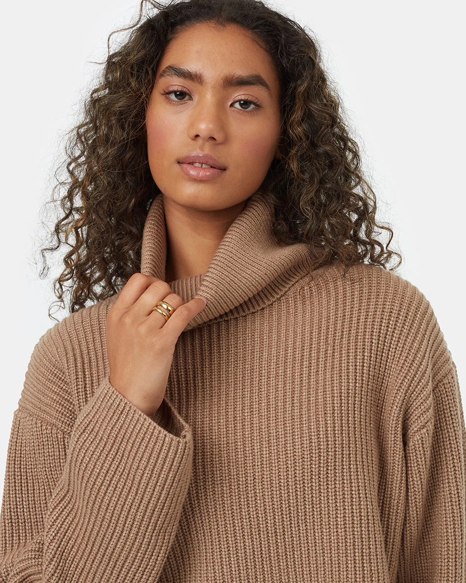 Highline Wide Neck Turtleneck - Image 4