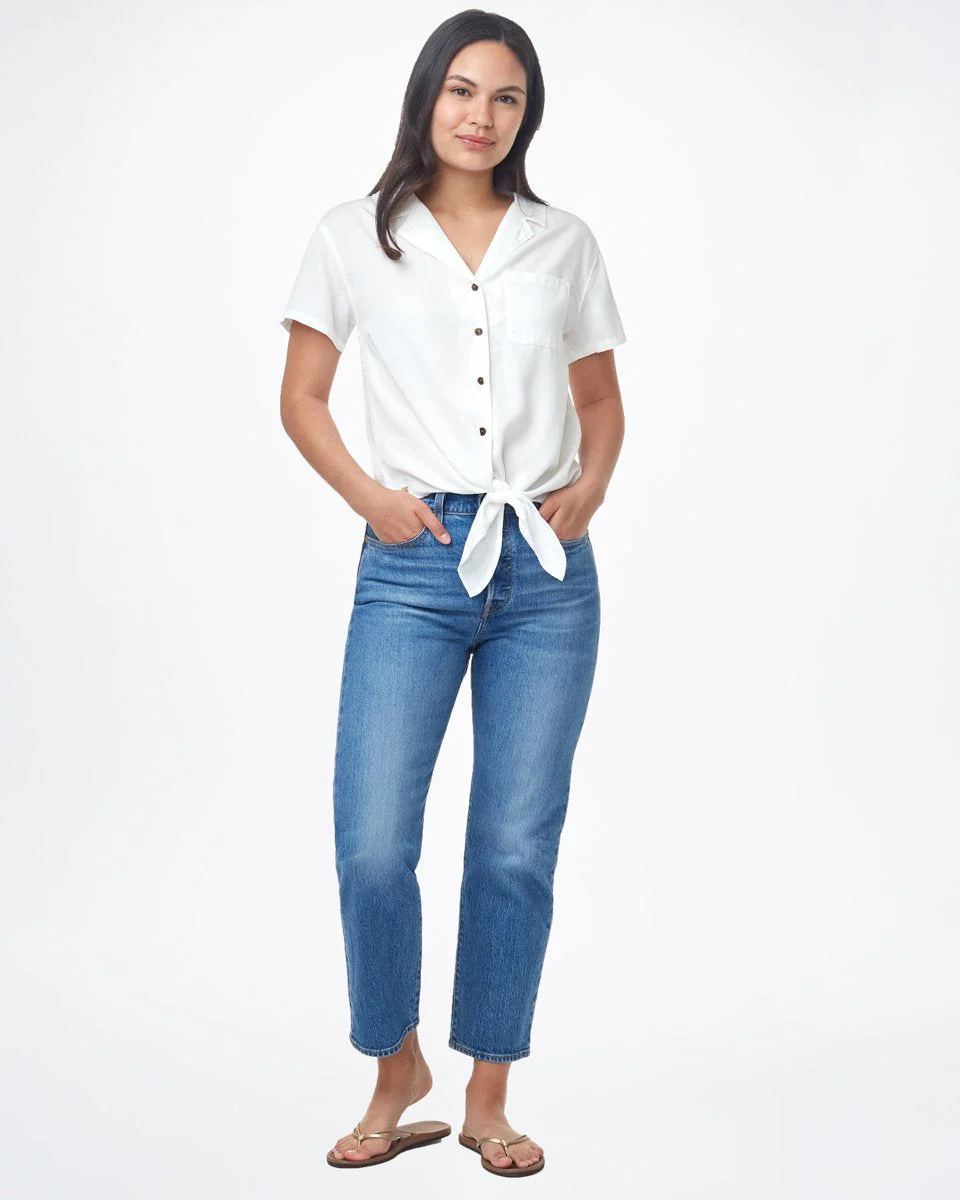 Meander Tie Front Shirt - Image 2