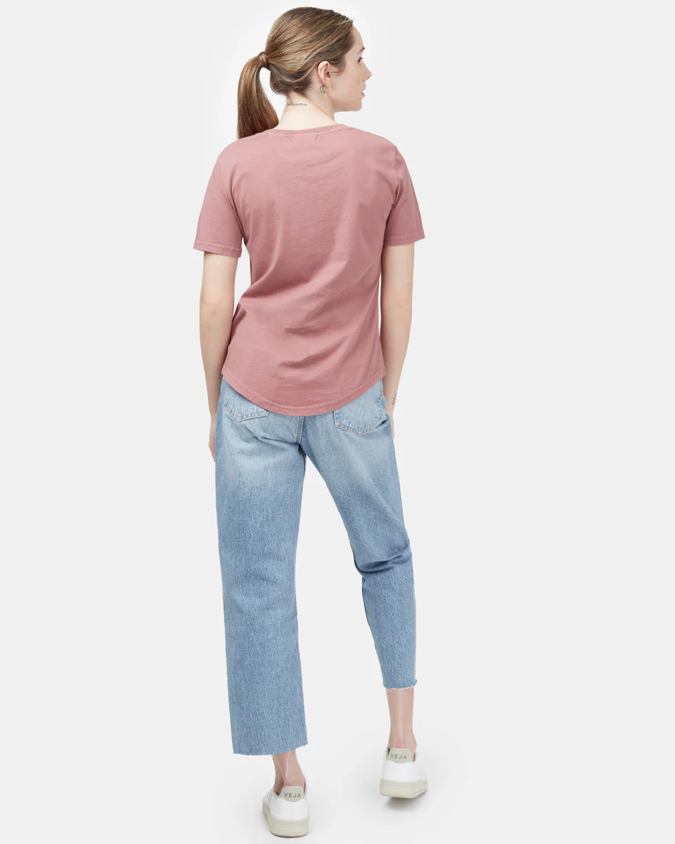 Natural Dye V-Neck T-Shirt - Image 3