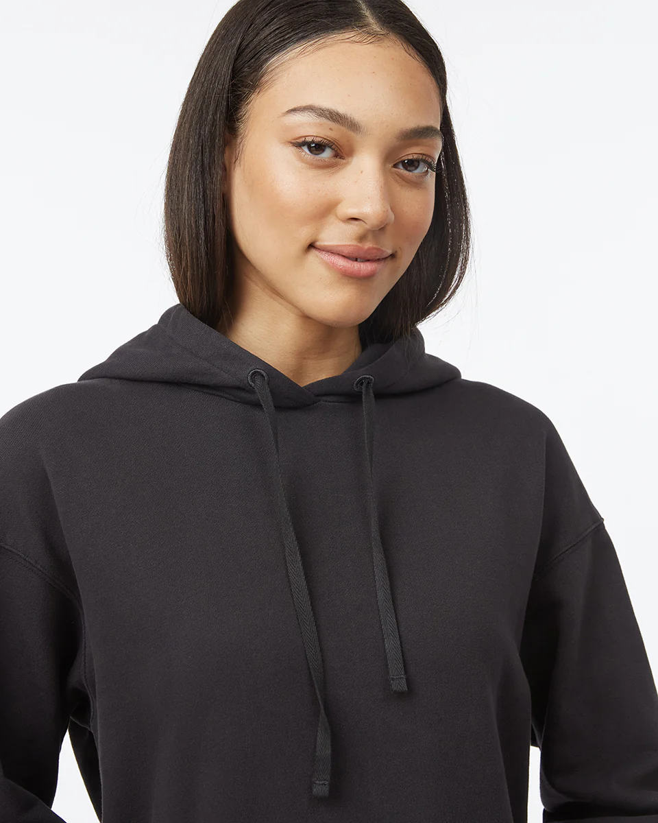 Organic Cotton French Terry Hoodie Dress - Image 3
