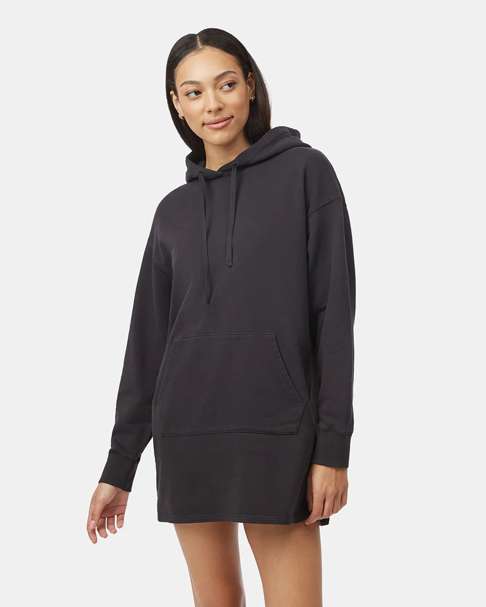 Organic Cotton French Terry Hoodie Dress - Image 6