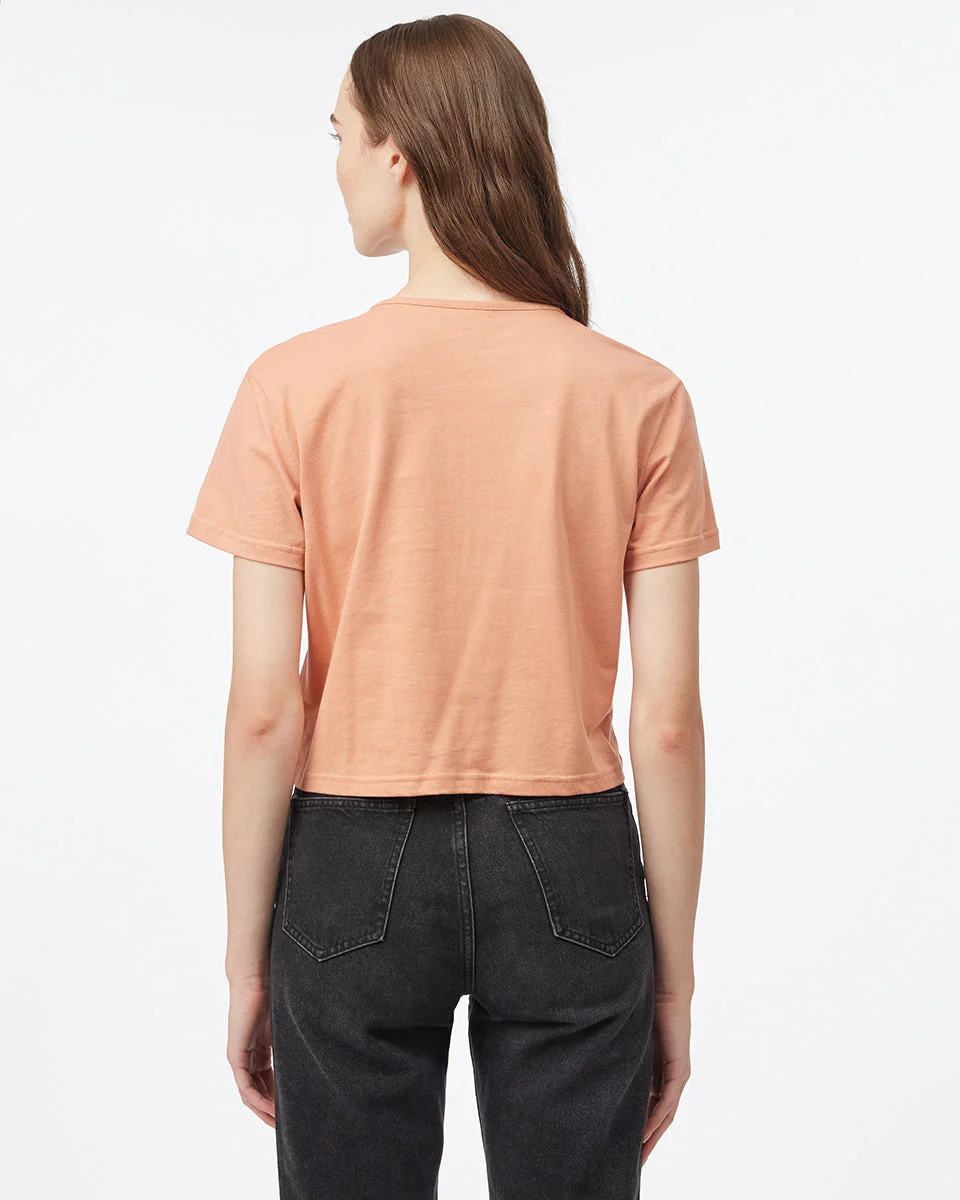 Organic Cotton Relaxed Cropped T-Shirt - Image 3
