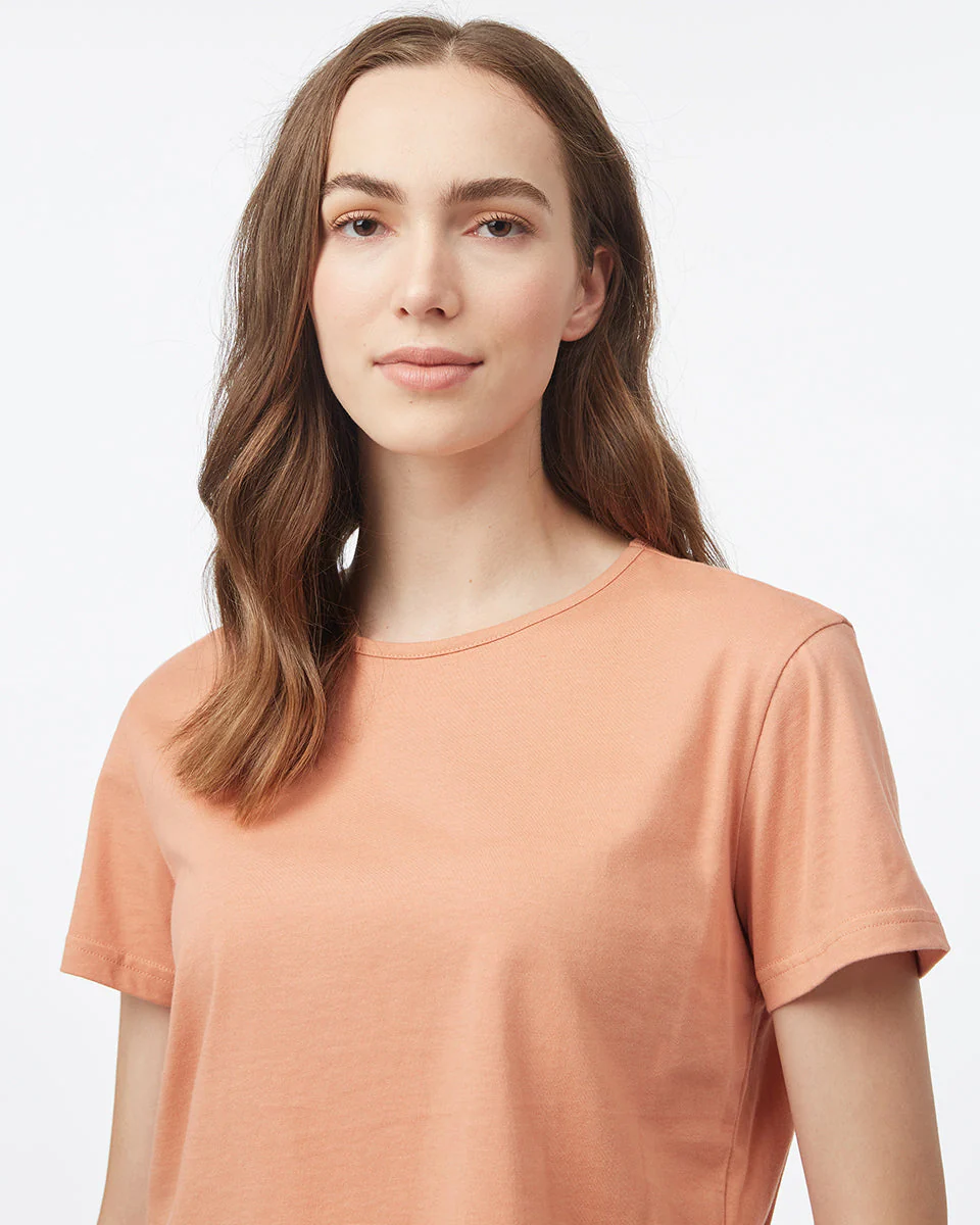 Organic Cotton Relaxed Cropped T-Shirt - Image 4