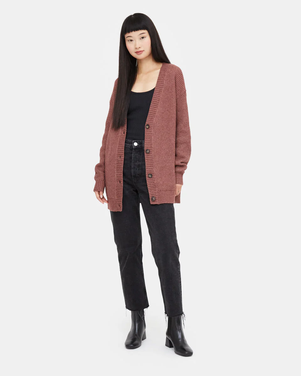 Oversized Button Cardigan - Image 2