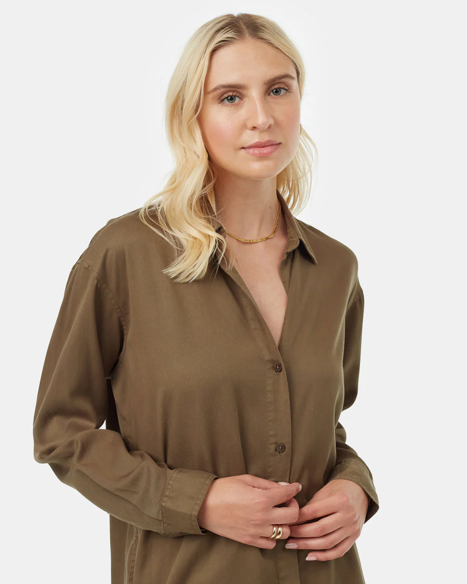 Oversized Shirt Dress - Image 4