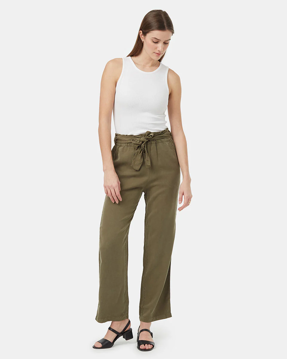 Paper Bag Tencel Pant - Image 2
