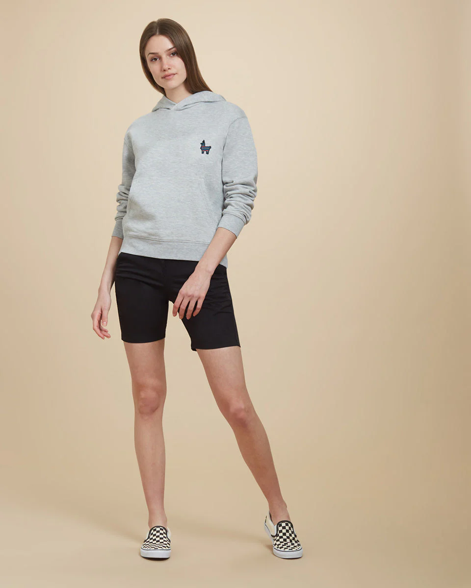 Peru Embroidered Llama Hoodie - Image 2