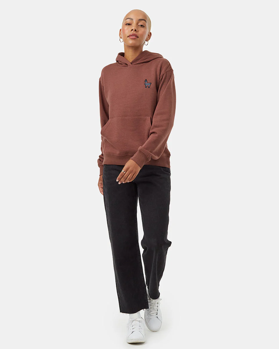 Peru Embroidered Llama Hoodie - Image 2