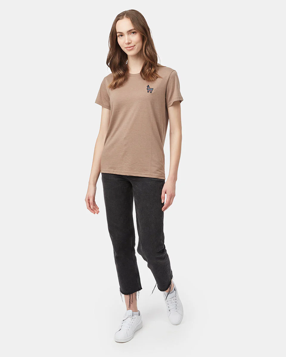 Peru Embroidered Llama T-Shirt - Image 2