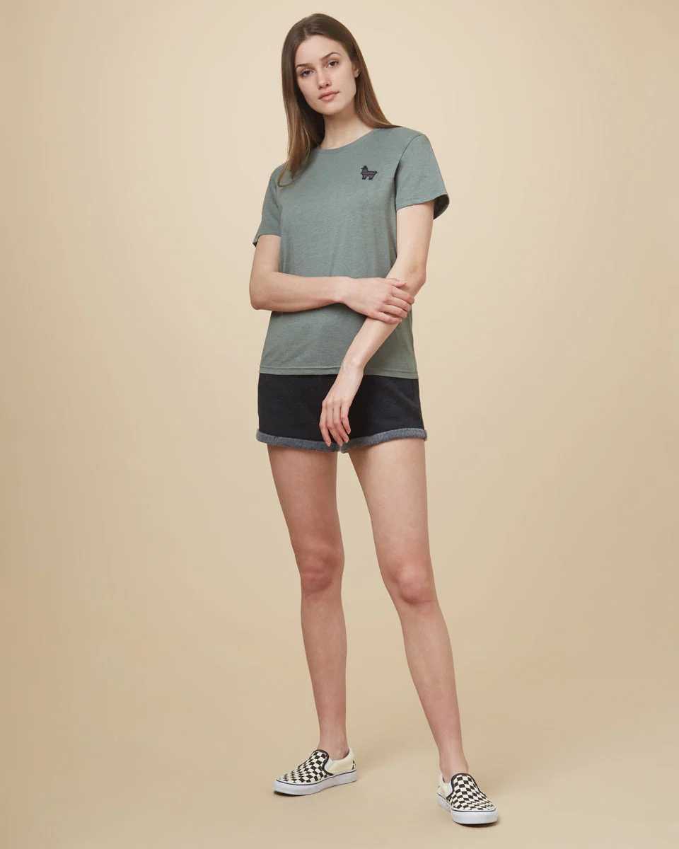 Peru Embroidered Llama T-Shirt - Image 2