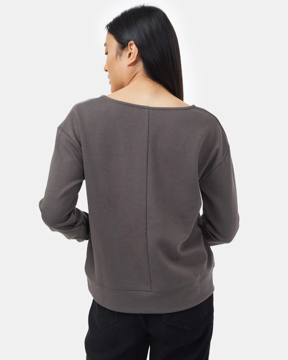 Ponte V-Neck Top - Image 3