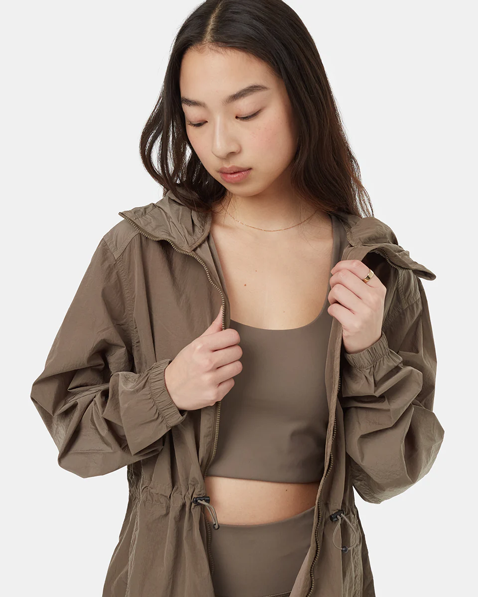 Recycled Nylon Long Jacket - Image 2