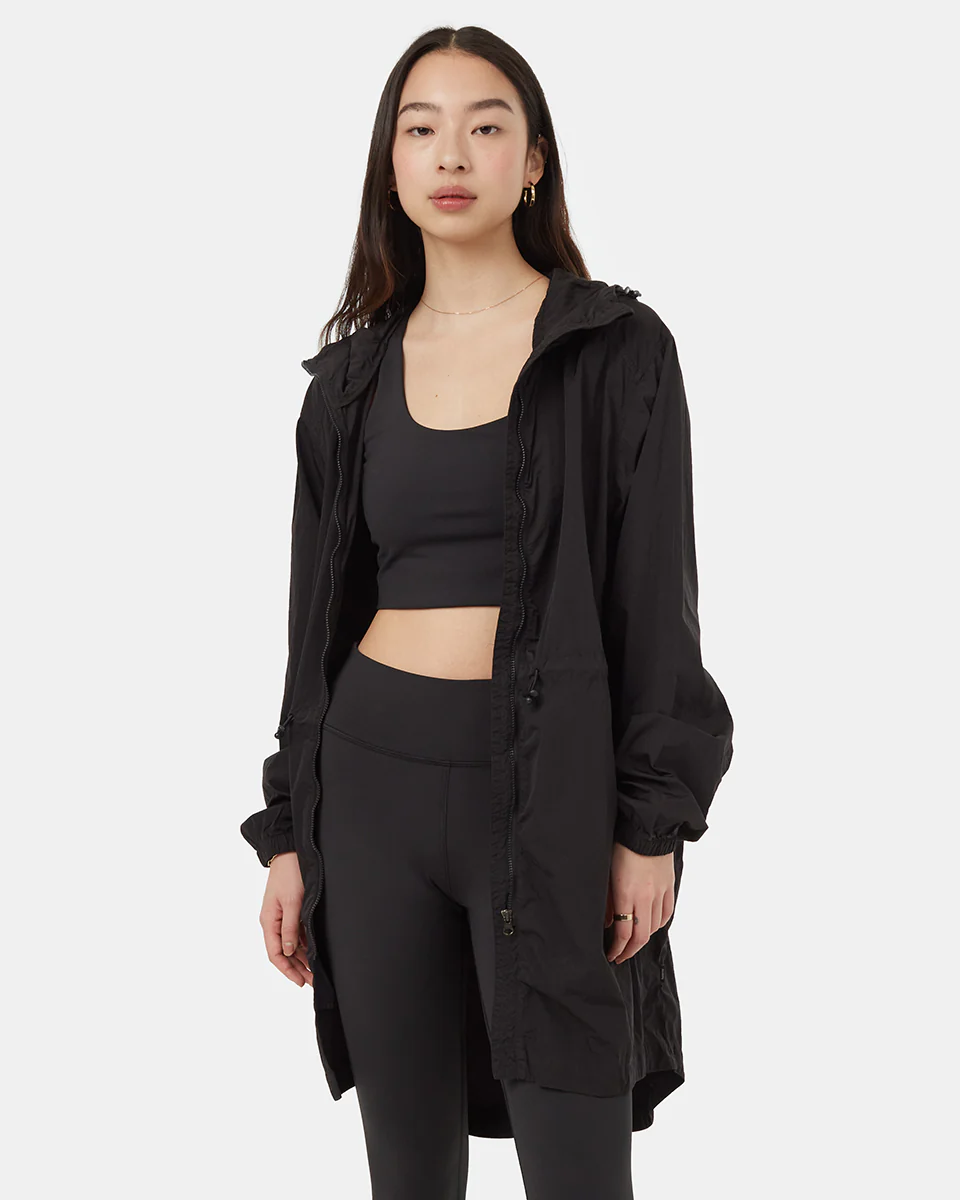 Recycled Nylon Long Jacket - Image 5