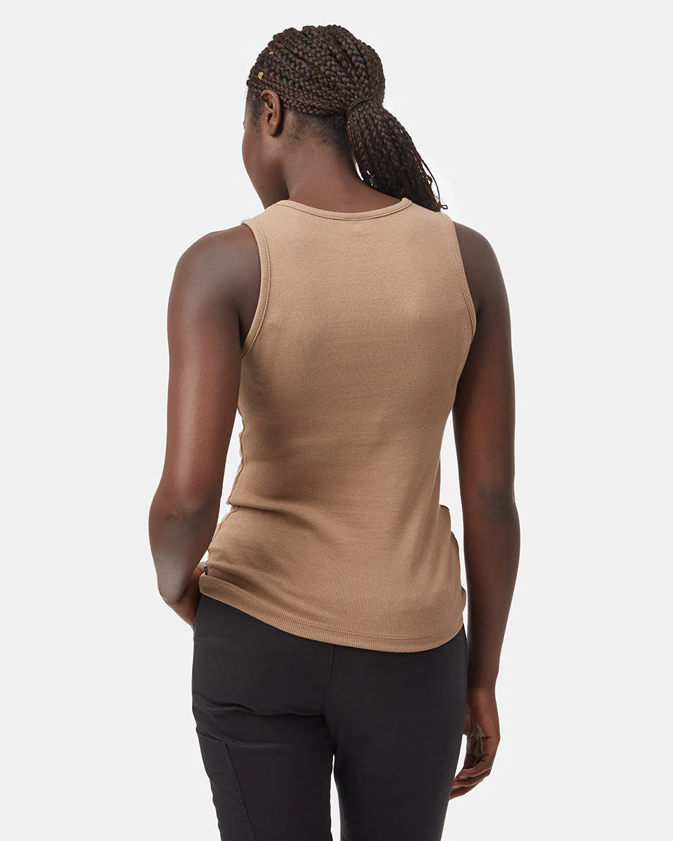 Rib High Neck Tank - Image 3