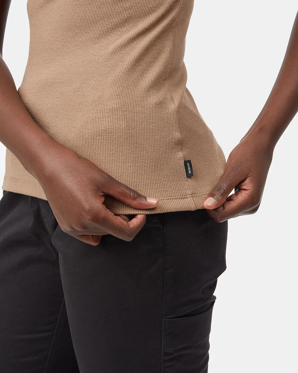 Rib High Neck Tank - Image 5