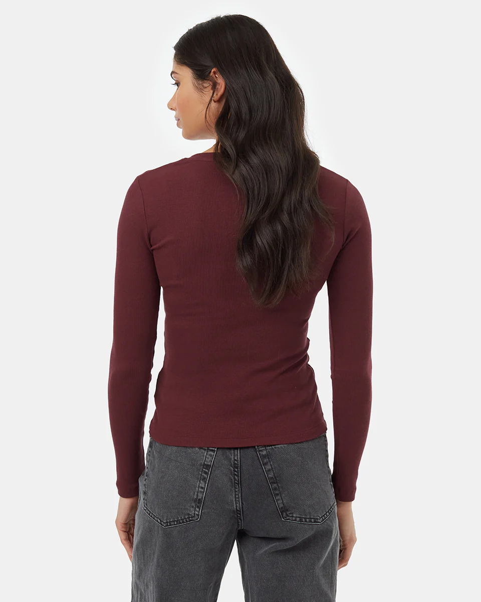 Rib Snap Placket Henley - Image 3