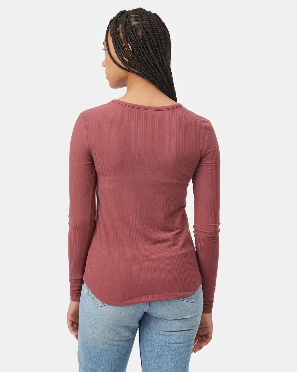 Ribbed Henley Longsleeve - Image 3
