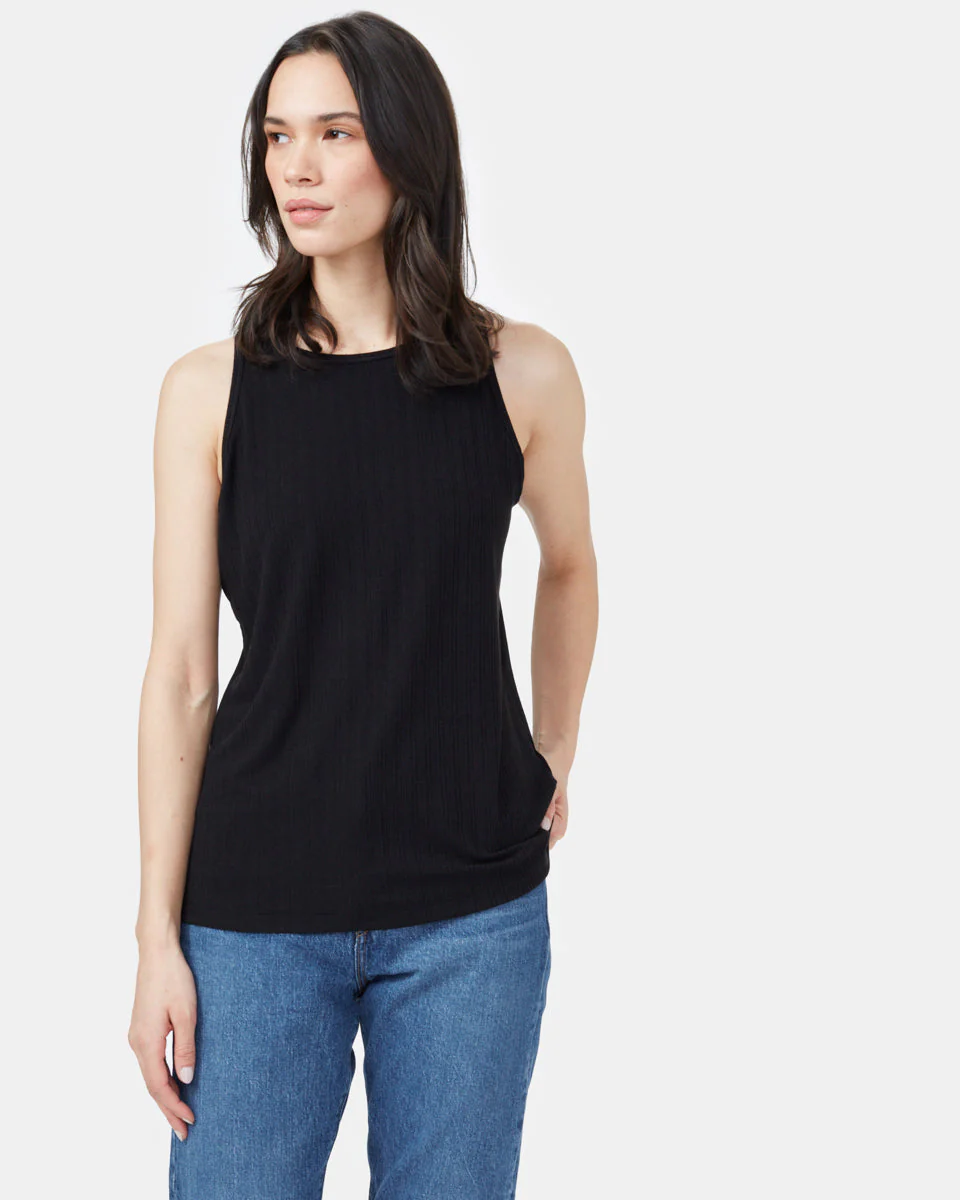 Ribbed High Neck Tank - Image 4