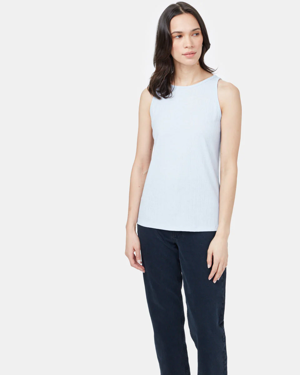 Ribbed High Neck Tank - Image 2