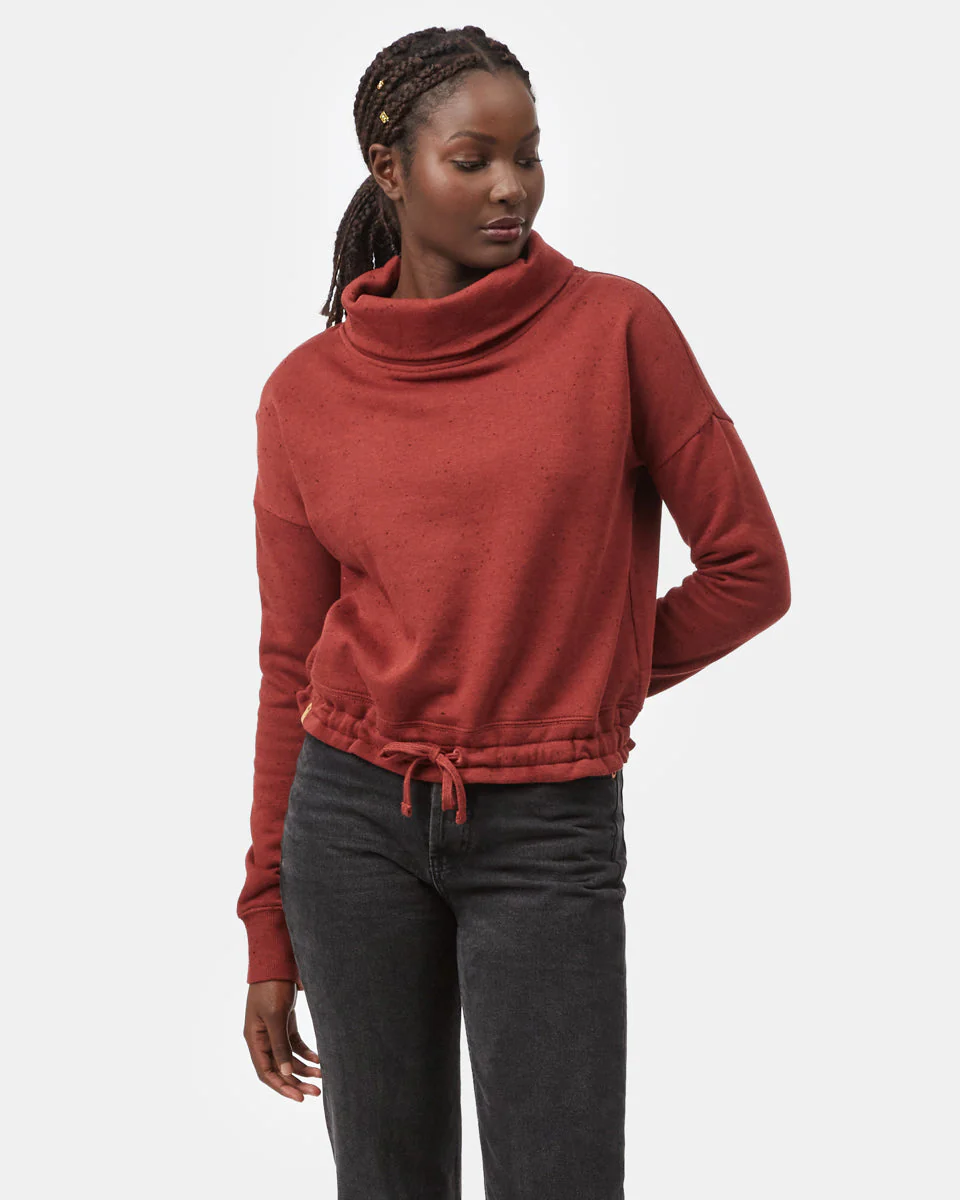 Speckled Cowl Neck Fleece - Image 2