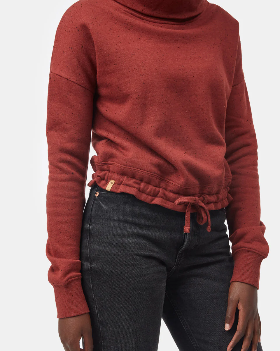 Speckled Cowl Neck Fleece - Image 4