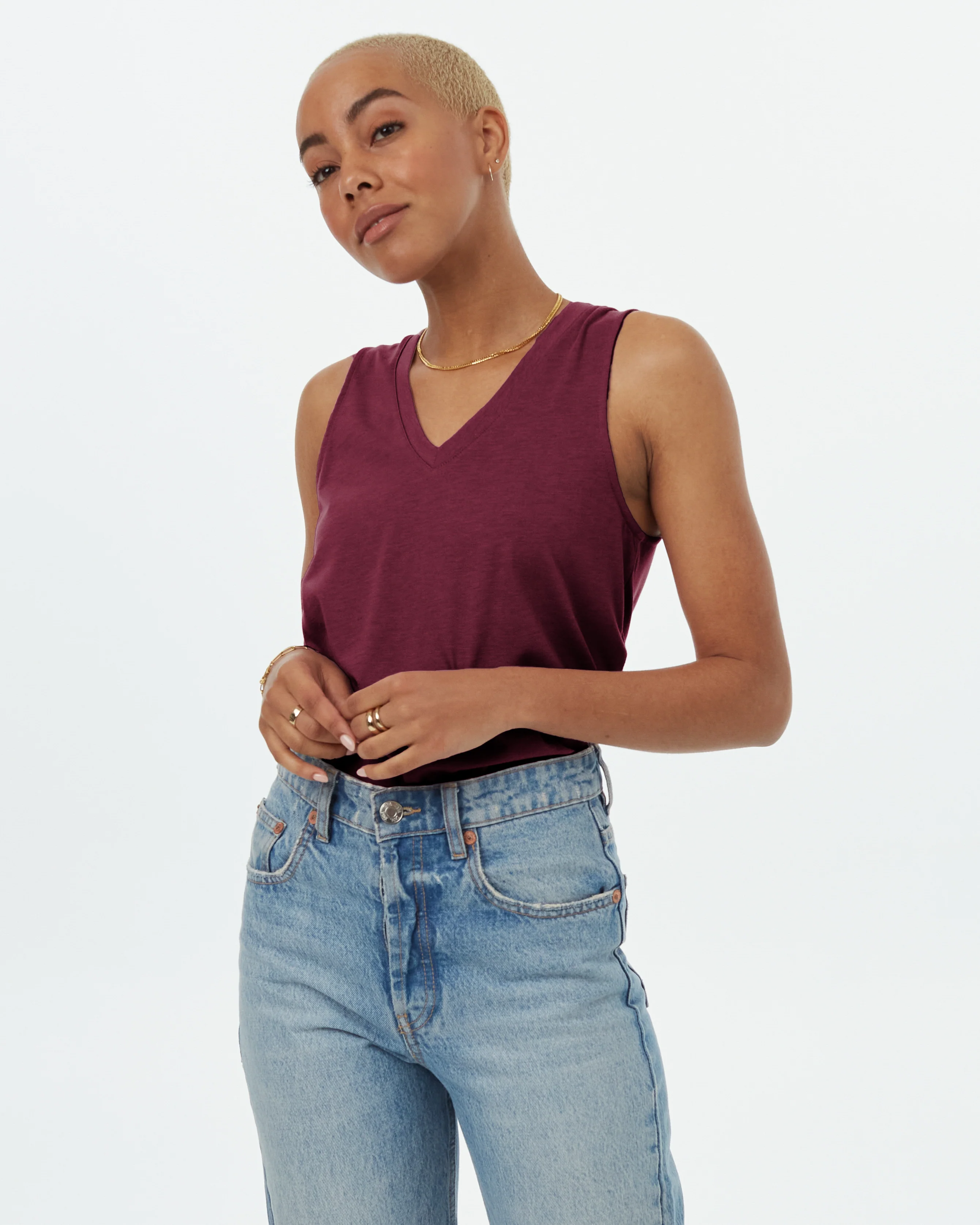 TreeBlend V-Neck Tank - Image 2