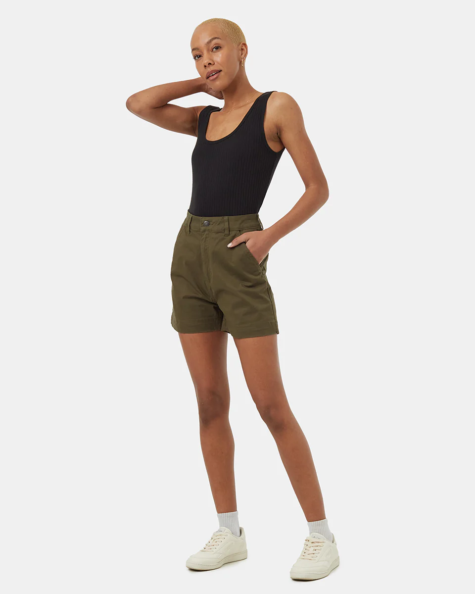 Twill High Waist Short - Image 2