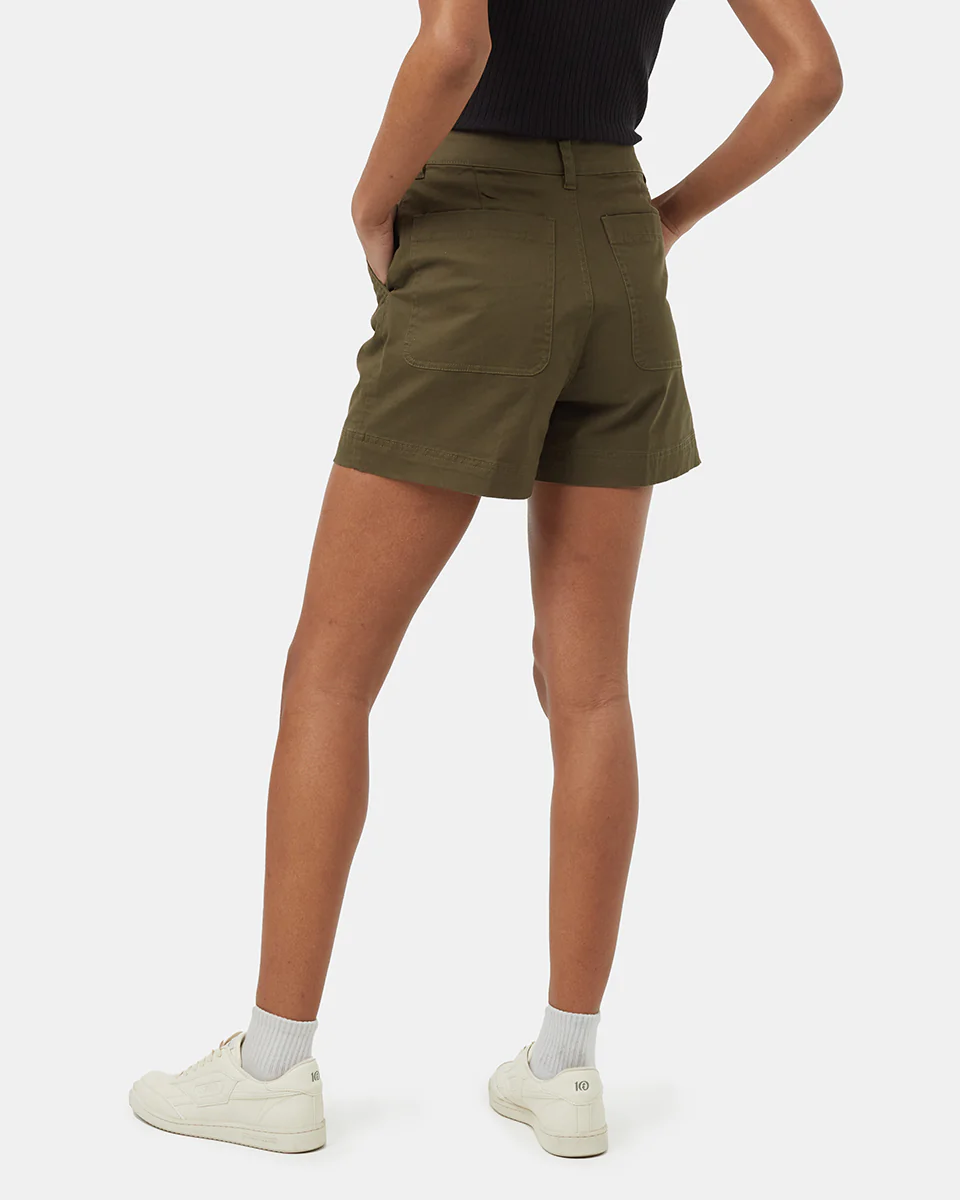 Twill High Waist Short - Image 3