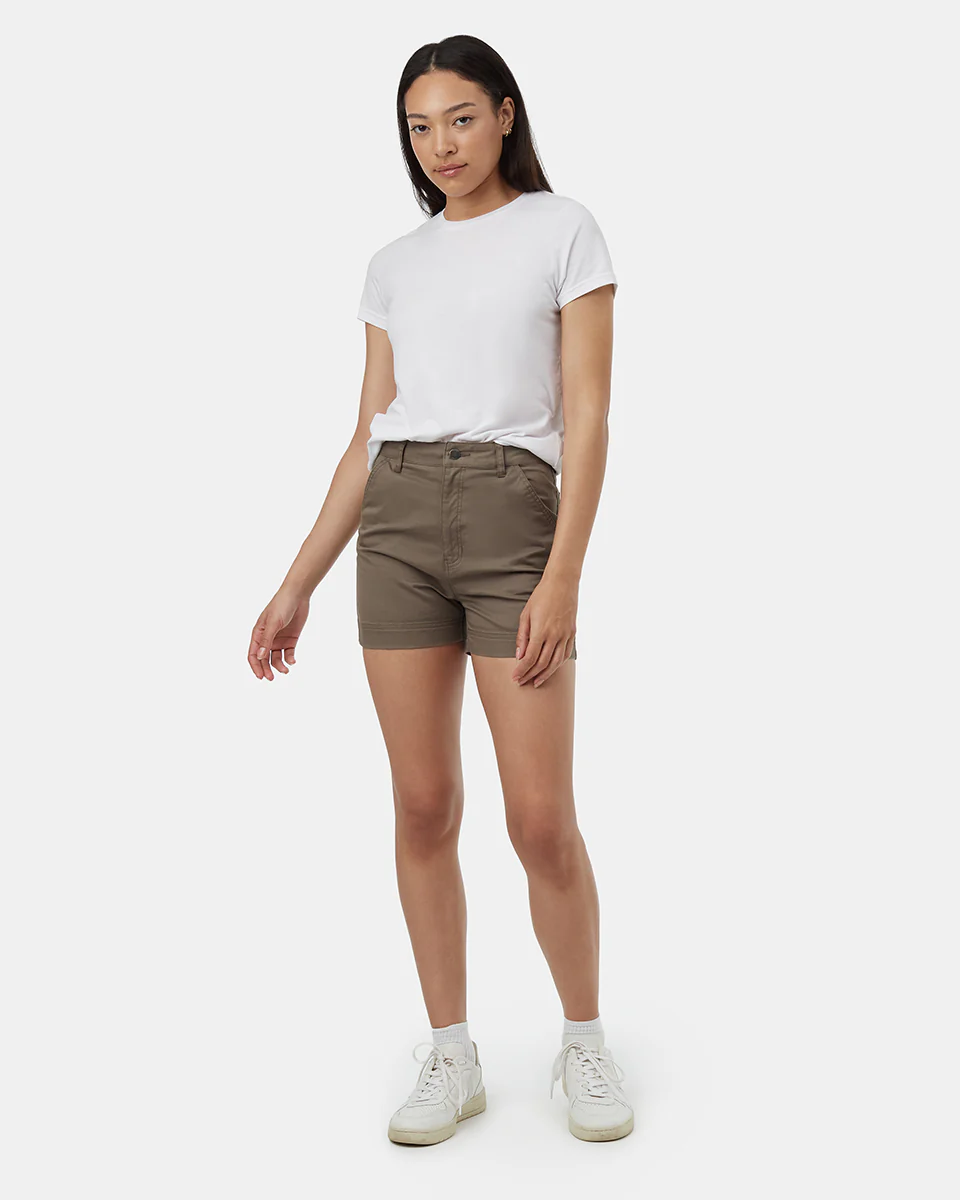 Twill High Waist Short - Image 2