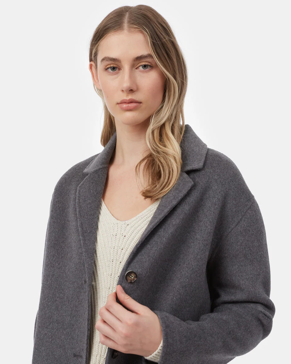 Wool Longline Coat - Image 2