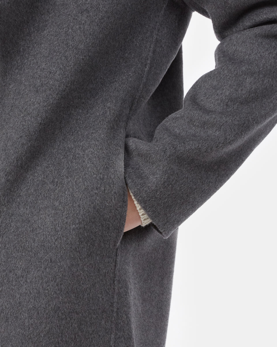 Wool Longline Coat - Image 3