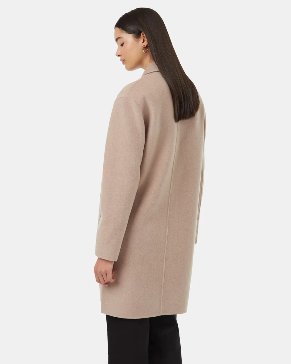 Wool Longline Coat - Image 3