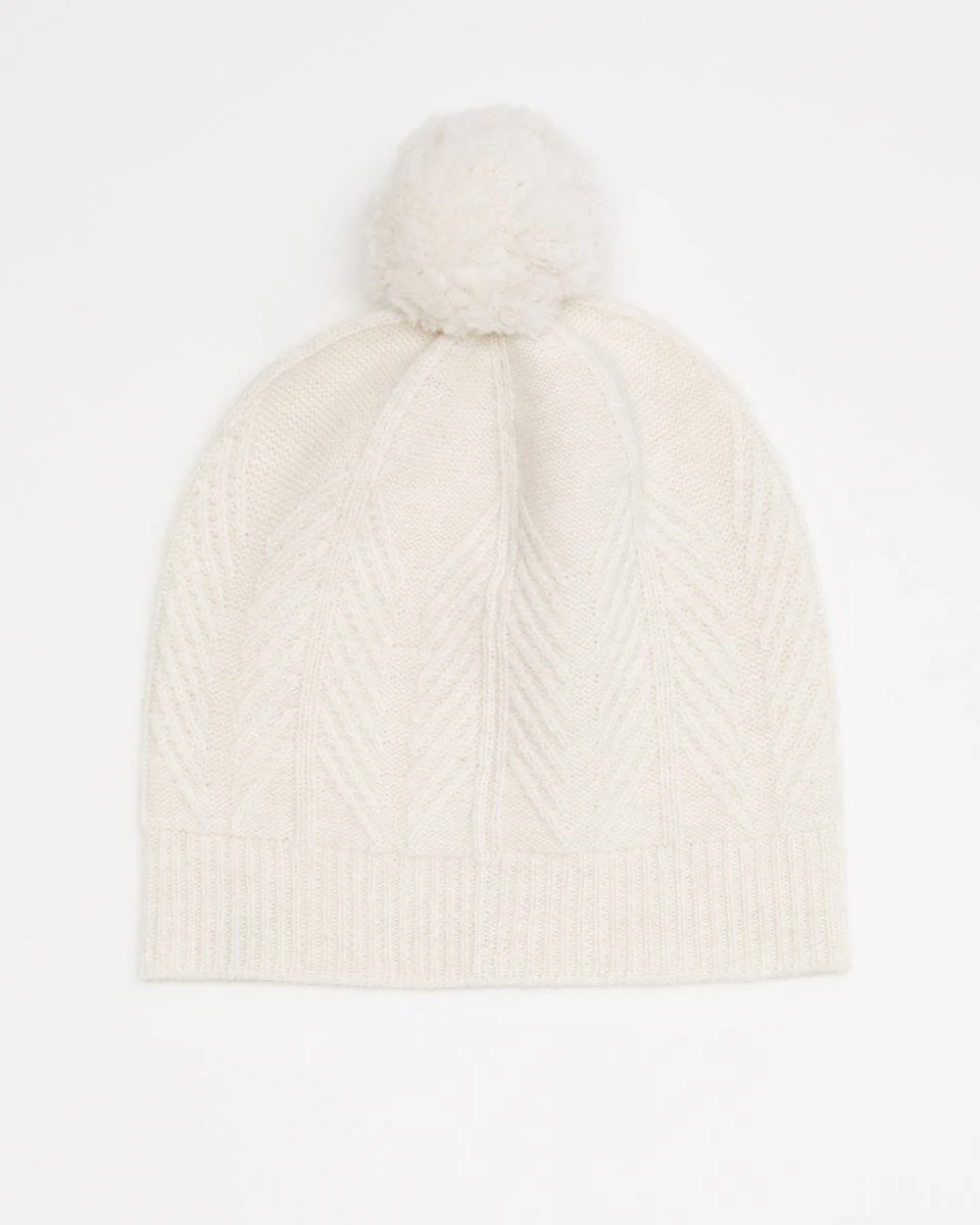 Wool Tree Cable Beanie - Image 2