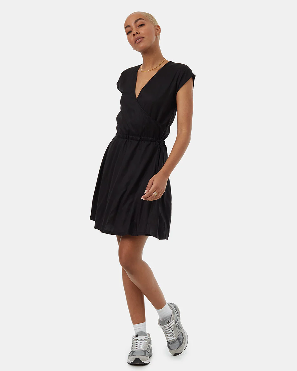 Woven Wrap Dress - Image 5
